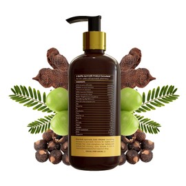 Dharishah Ayurveda Amla Reetha Shikakai Shampoo for Hair Growth Ayurvedic Anti Hairfall & Anti Dandruff Shampoo -300 ml (Pack of 1)