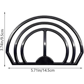Black Modern Hat Brim Bender, Hat Shaper for Baseball Caps Plastic Dual Slots Design Perfect Hat Curving Band, Practical Convenient, Hat Brim Shaper
