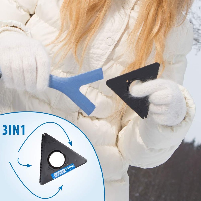 KUNGS 6109 Tele-is Telescopic Snow Brush/Ice-Scraper