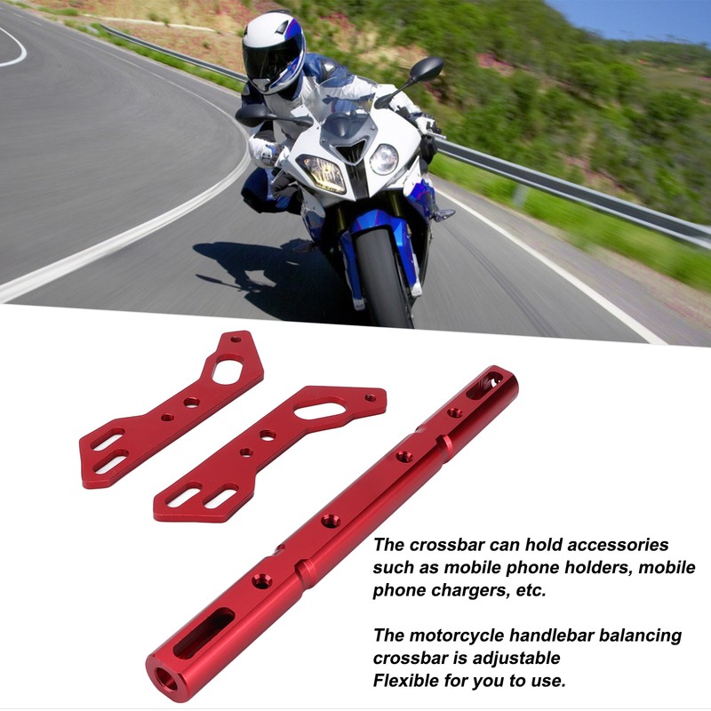 Motorcycle Handlebar Balancing Crossbar Adjustable Aluminium Alloy Universal for Mountain