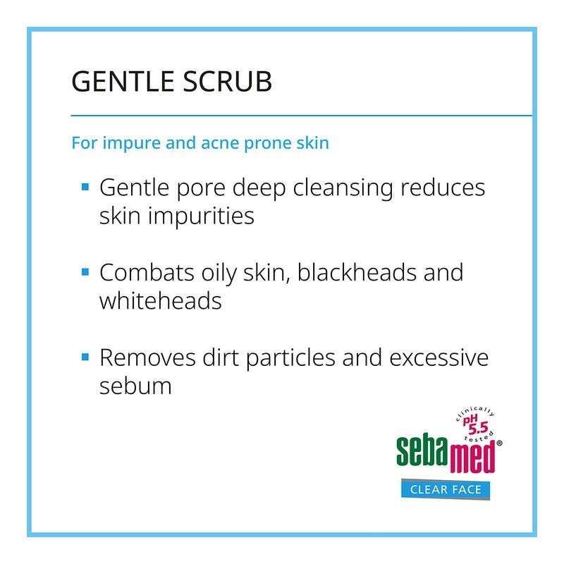 Sebamed Clear Face Gentle Scrub 150ml