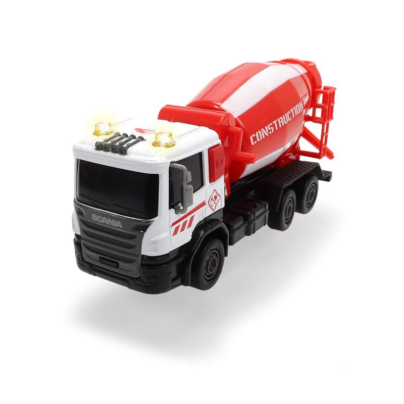 Dickie Toys City Builder Scania Construction Vehicles, Dump Truck, Cement