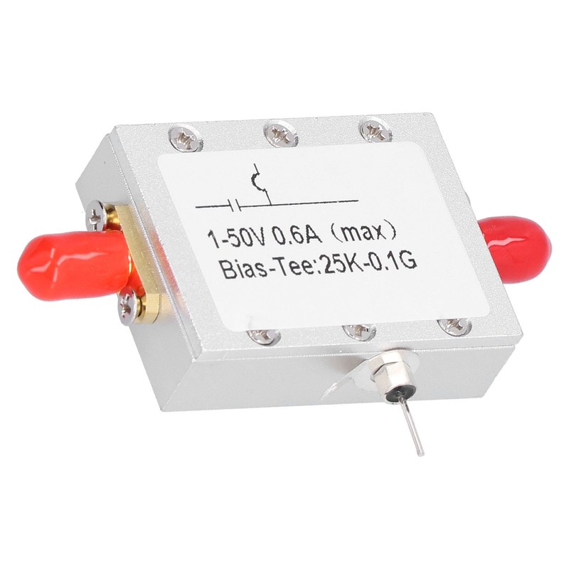RF Isolated Capacitor Bias Tee Blocker Electronic Components 25K‑100MHz DC