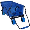 Impact Canopy Folding Collapsible Utility Wagon, Extra-Large Wagon with All-Terrain