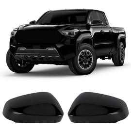 WODHMIEY Side Mirror Cap Cover, Door Rearview Mirror Cap for Tacoma 2024 SR SR5 TRD, Easily Install and Remove With Back Adhesive, Fit for Tacoma 2024 with (2 Piece with Light