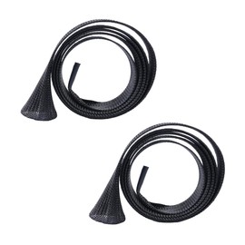 VOANZO 2PCS Fishing Pole Sleeve Mesh Tube Telescopic Rod Socks Fishing Rod Protective Cover Used to Protect Rods from Knocks and Scratches