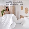 Light Blue Bamboo Bed Sheet without Elastic Band, Cooling 180