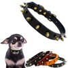 Spiked Dog Collars, Neck Strap Leather Puppy Cute Collar Punk