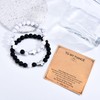 To My Fiance Gifts - Couple Bracelets Gifts with Sweet
