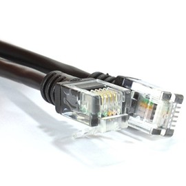 kenable ADSL 2+ High Speed Broadband Modem Cable RJ11 to RJ11 10m BLACK [10 metres]