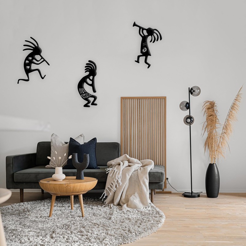 Rajukit Metal Kokopelli Wall Art – Kokopelli Wall Decor Southwest