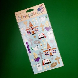 Sticko Religious Sticko Photo Safe Stickers Church Communion Bible    NOS Stickopotamus