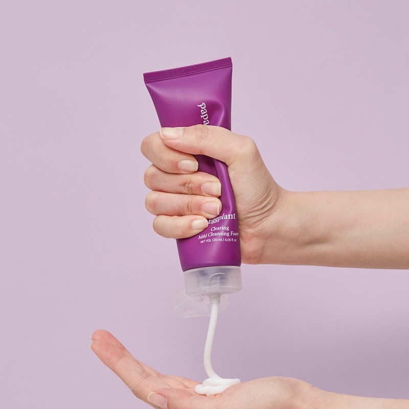 Papa Recipe Eggplant Clearing Mild Cleansing Foam 120ml, 2 pieces