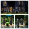 Solar Powered Outdoor Floor Lamp, Stainless Steel Solar Street Lights,