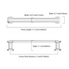 Asidrama 10 Pack 5 Inch(128mm) Polished Chrome Kitchen Cabinet Handles,