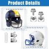62PCS Hockey Helmet Repair Kit,Football Helmet Hardware Kit with 1