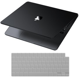 Soonjet for MacBook Air 13 Inch Case M5-M2 2026-2022, Black Hard Shell