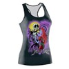 Nightmare Before Christmas Jack and Sally Black Womens Tank Top