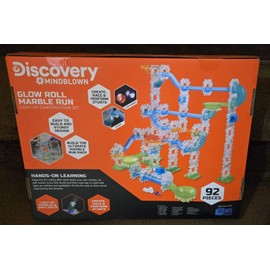 Discovery #MINDBLOWN Marble Run - 92pcs  Glows In  Dark Also Performs Stunts NEW