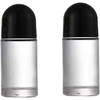 2Pcs 50ml Clear Glass Roll on Bottles Empty Roller Bottles