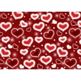 LTLYH 7×5ft Red Heart Photo Backdrop Early 2000s Party Decorations Old School Backdrops Valentine's Day Glitter Heart 16th 18th 30th Women Men 90s Happy Birthday Background Selfile Wall Decor 258