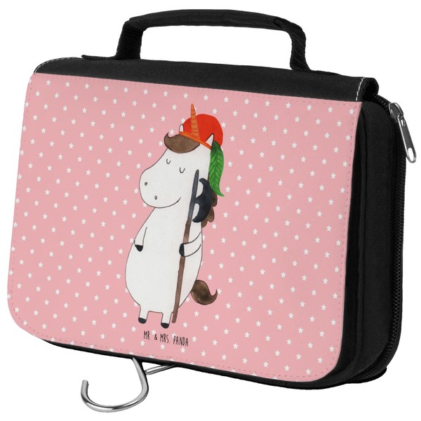 Parent-New Mr. & Mrs. Panda Unicorn Bube Toiletry Bag, red,