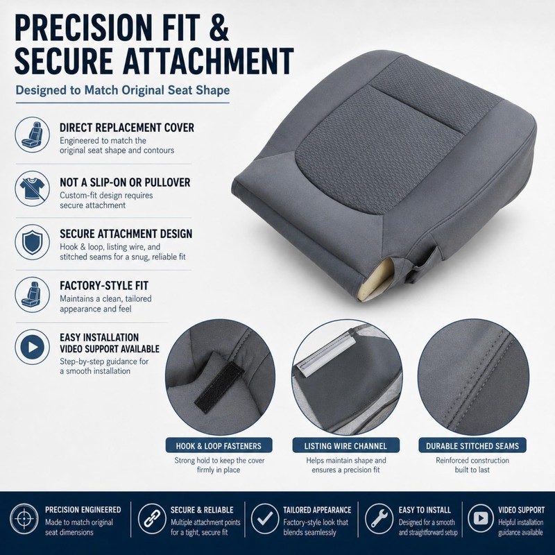 NLQR Steel Gray Front Driver and Passenger Side Bottom Replacement