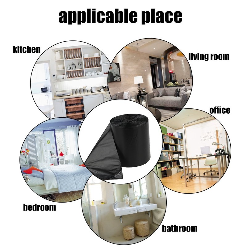 Eagrye Black 3 Gallon Small Trash Bag, Trash Can Liners,