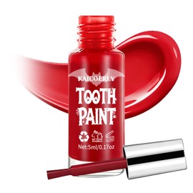Tooth Paint, Mouth Safe & Fast Drying Formula #Red