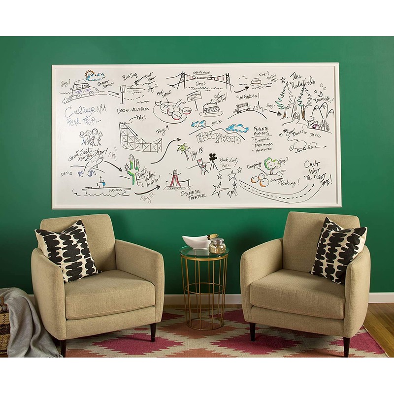Rust-Oleum 241140-2PK Specialty Dry Erase Brush-On Paint Kit, White, 2