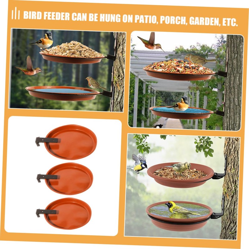 CIYODO Bird Feeding Device Decorative Bird Feeder Parrot Feeder Large