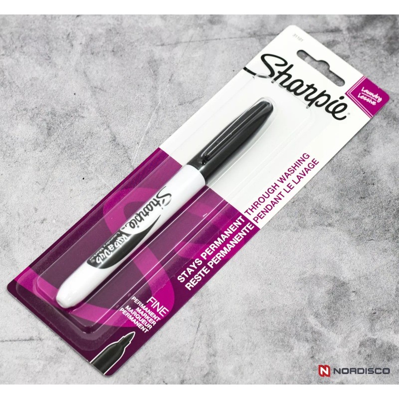 Sharpie Rub-A-Dub Laundry Marker 31101PP, Fine Point, Black Ink, Pack