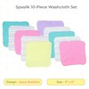 Spasilk Washcloth Wipes Set for Newborn Boys and Girls, Soft