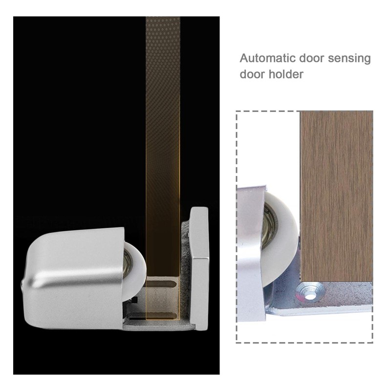 4PCS Barn Door Floor Guide Adjustable Sliding Door Roller Guide