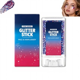 Colorful Body Glitter Stick – Sparkly Holographic Shimmer for Face, Hair & Body, Quick-Dry Party Glitter Makeup, Long-Lasting Glow for Festivals, Concerts, Easy to Apply & Remove, Sparkling Makeup