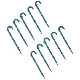 Meister Net and Foil Holder 11.5 cm – Pack of 10 in a Practical Set – Suitable for Films, Fleece & Nets – For Easy Fixation in the Ground / Ground Anchor for Garden Fleece / Ground Anchor / FLOR78820