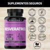 Suplemento Alimenticio Resveratrol 100% Vegano 180 Cápsulas