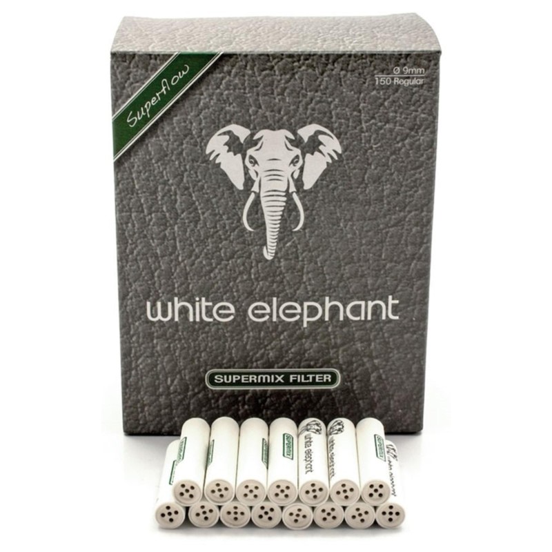 Pfeifenfilter White Elephant 150 Super Mix Filter 9 mm 1