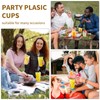 KesaPlan 100 Pcs 20 oz Clear Plastic Cups, Disposable Stemless