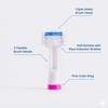 Triple Bristle Replacement Brush Head Refills | Innovative 3 Sided