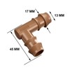 20 Packs 1/2 Inch Barbed Connector Plastics Drip Irrigation Barbed