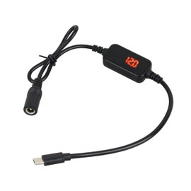 CMENINCY 12V Heated Jacket Battery Adapter, Type-C to DC 5.5mm Charger Cable, Compatible with Milwau-kee M12 Makita Snap-on Metabo Craftsman AEG 12V Heated Jackets