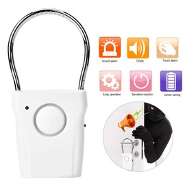 Door Handle Alarm, Extra Loud 120 dB Door Window Sensor Door Handle with Alarm Home Security Door Alarm Induction Touch Sensor Alarm for Home and Office