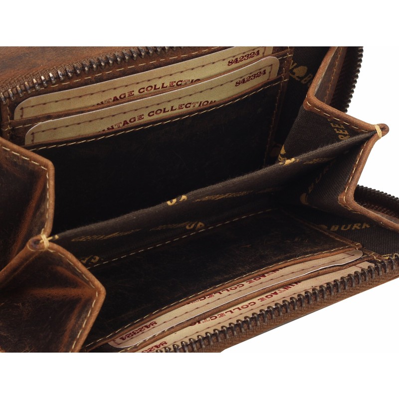 Greenburry Vintage Wallet Leather 13,5 cm