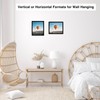 JCJMY 8x9 Picture Frame Black for Wall Hanging or Tabletop,