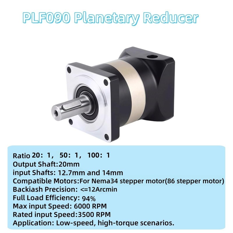 TOSEASTARS Planetary Gearbox Speed Reducer 3500RPM Gear Head Box Ratio