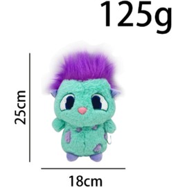 Maomoto Bibb Plush Toy Doll 25cm Cute Bibble Stuffed Spirit Animal Toy for Kids and Fans - Collectible Kawaii Plushies Doll Unique Gift for Boys and Girls