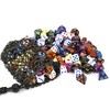 Drawstring Game Dice Pouch - Large Capacity Stainless Steel Drawstring