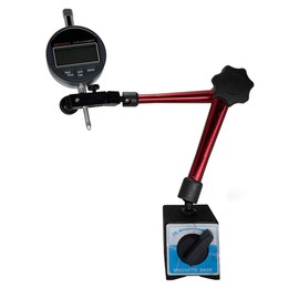 Oudtinx Electronic Digital Dial Indicator Gage Gauge and Magnetic Base 0-0.5 Inch/12.7 mm Inch/Metric Conversion Auto Off 0.00005"/0.001 mm Featured Measuring Tool