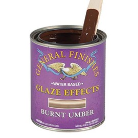 General Finishes Water Based Glaze Effects, 1 Quart, Burnt Umber